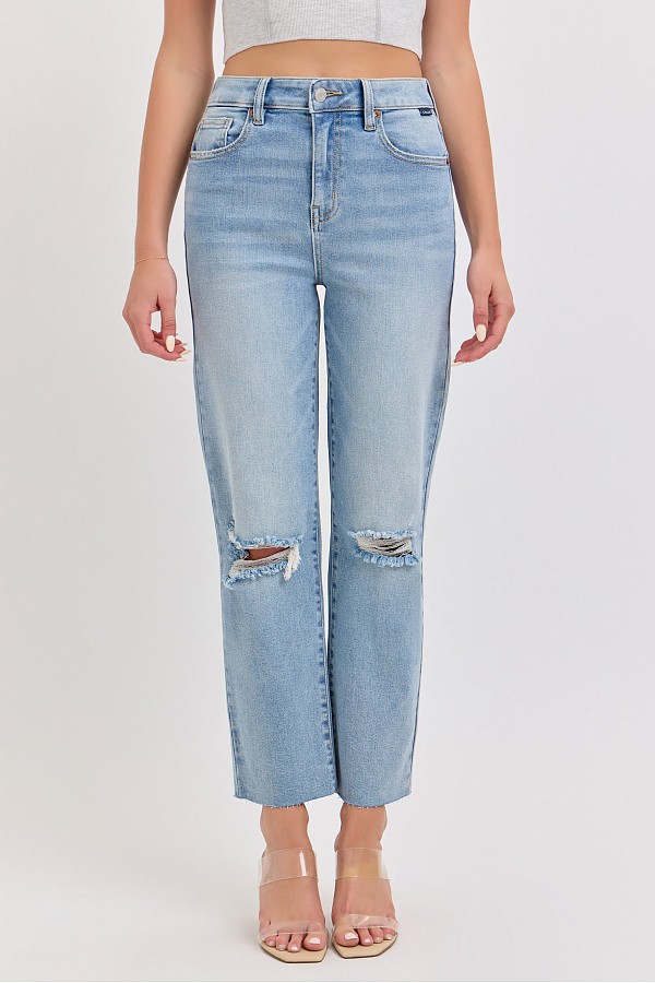 High Rise Straight  with 27" Inseam